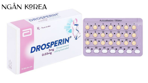Uống thuốc tránh thai drosperin có gây nám da không