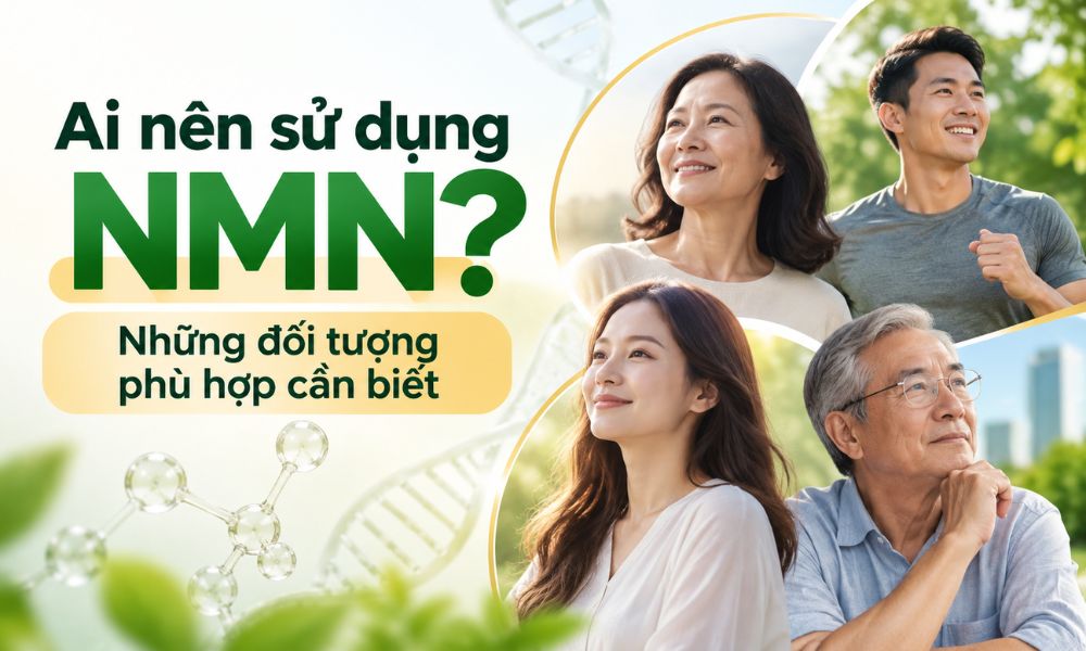 Ai nên sử dụng NMN, những đối tượng phù hợp với nhu cầu bổ sung NMN