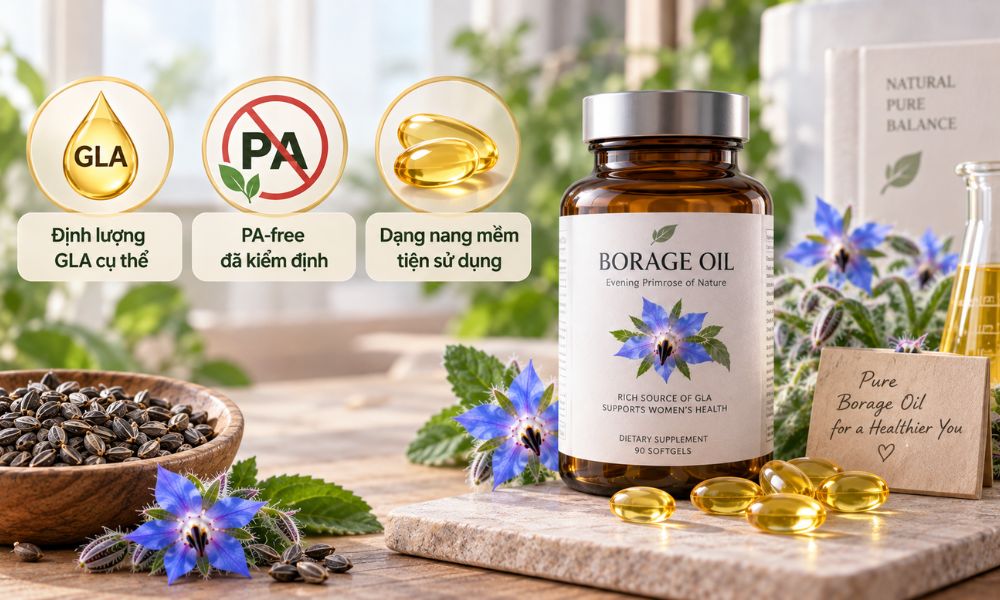 Tiêu chí lựa chọn viên uống dầu hoa lưu ly an toàn