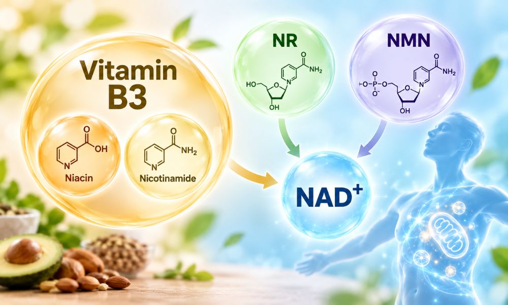 NMN có phải là tiền chất của NAD+, vai trò của NMN trong quá trình sinh tổng hợp NAD+